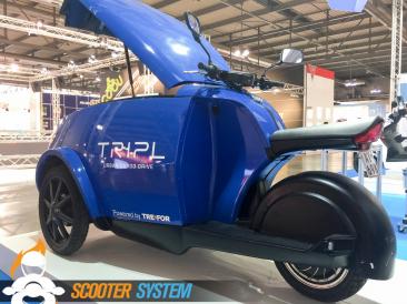 scooter 3 roues, scooter utilitaire, transport, Tripl