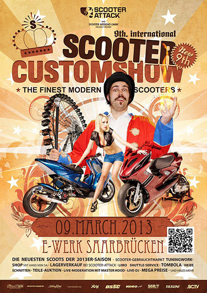 Le Scooter Customshow 2013 proposera de nouvelles animations inédites