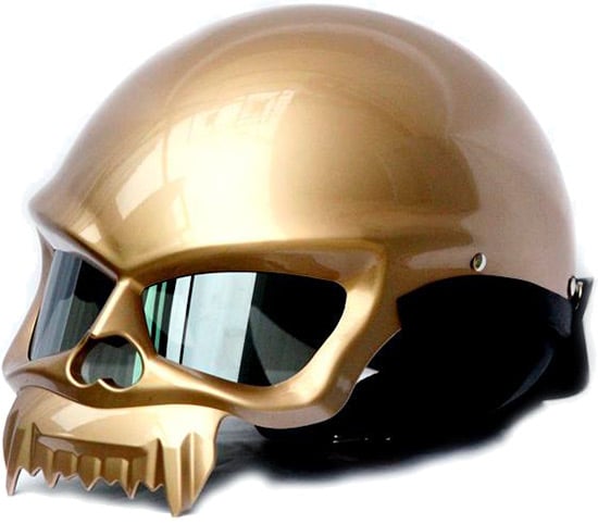 Les casques jets Skull Face sont devenus la signature de l'équipementier