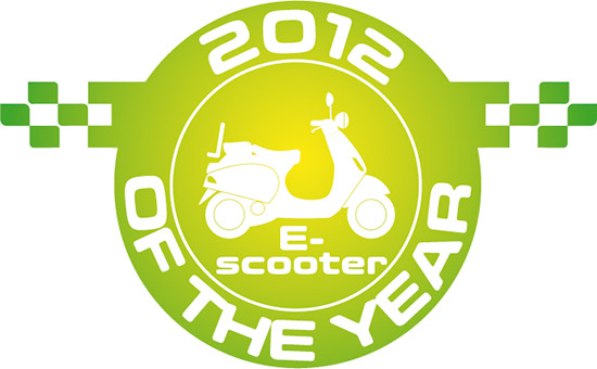 Jouer la carte de la qualité paie, avec un titre de escooter de l'année en 2012