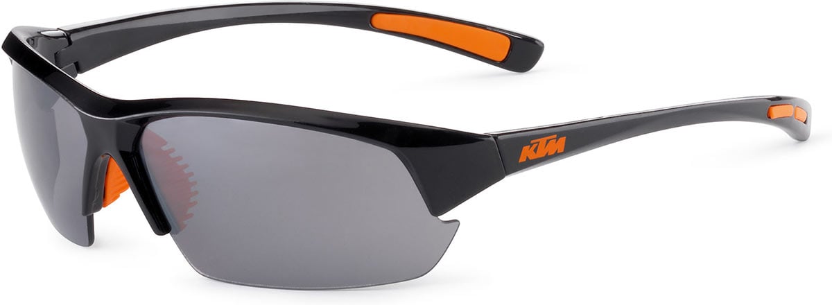 Plus classiques mais stylées, voici les lunettes de soleil KTM