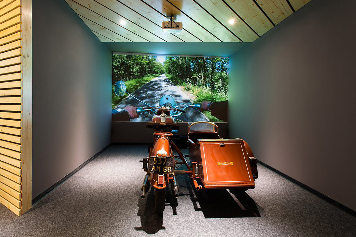 La visite du musée de la moto mêle exposition et expériences interactives