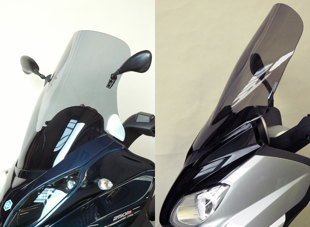 Bulles de protection scooter Bullster pour Piaggio MP3 et Yamaha X-Max 2010