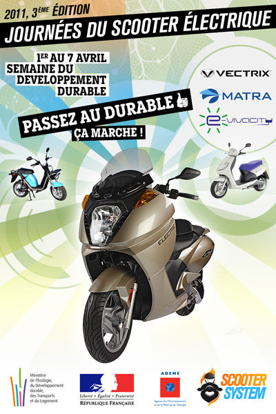 Journées du scooter électrique 2011, 3ème édition