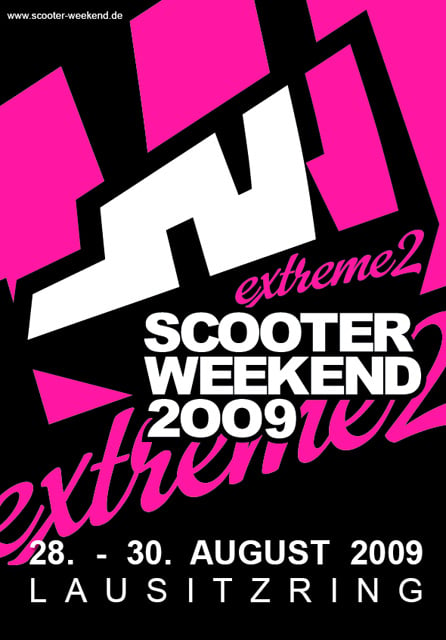 Affiche Scooter Weekend 2009