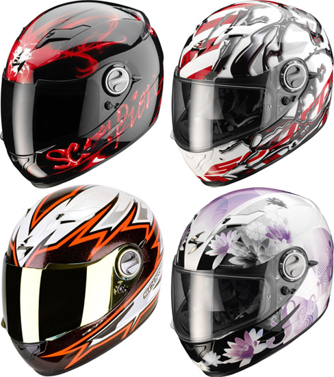 4 autres coloris du casque Scorpion Exo-500 Air
