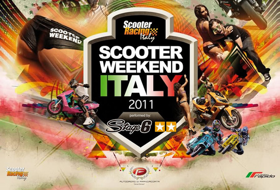 Affiche du Scooter Weekend Italy 2011