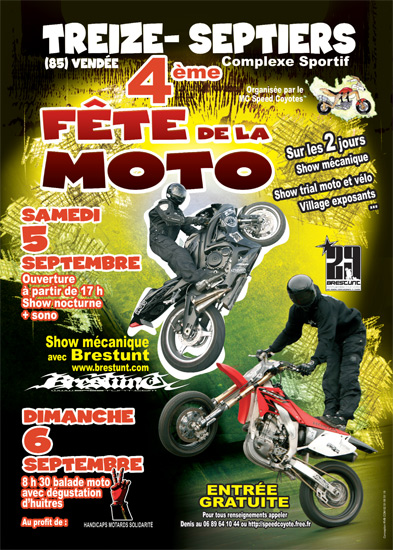 Fête de la moto de Treize-Septiers 2009