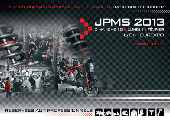 Les JPMS 2013 donnent rendez-vous aux pros de la moto et du scooter à Lyon Eurexpo