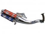 Pot d'�chappement Turbo Kit R � double sortie