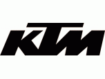 Logo de la marque de 50 à boîte KTM