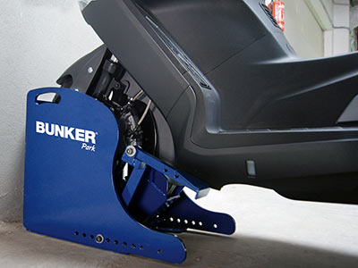Bunker : l'antivol scooter pour parking sous-terrain