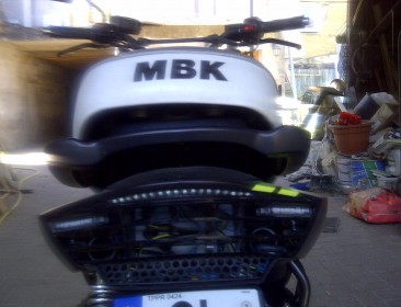 MBK Booster Spirit 12 Naked Black & Green (perso-21411-09276f25)
