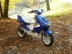 Yamaha Aerox R Blue and white
