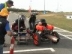 Vidéo d'un scooter à turbo-réaction