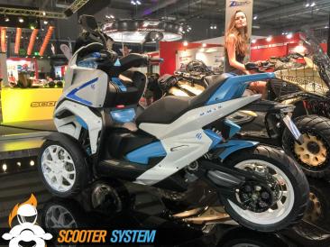 concept scooter, Quadro, Quadro (i), scooter 3 roues, scooter électrique
