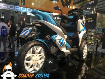 concept scooter, Quadro, Quadro (i), scooter 3 roues, scooter électrique