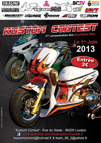 Affiche du Kustom Contest 2013