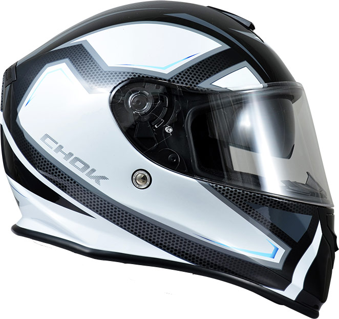 Le casque Chok RZX constitue le nouveau haut-de-gamme en intégraux (131€)