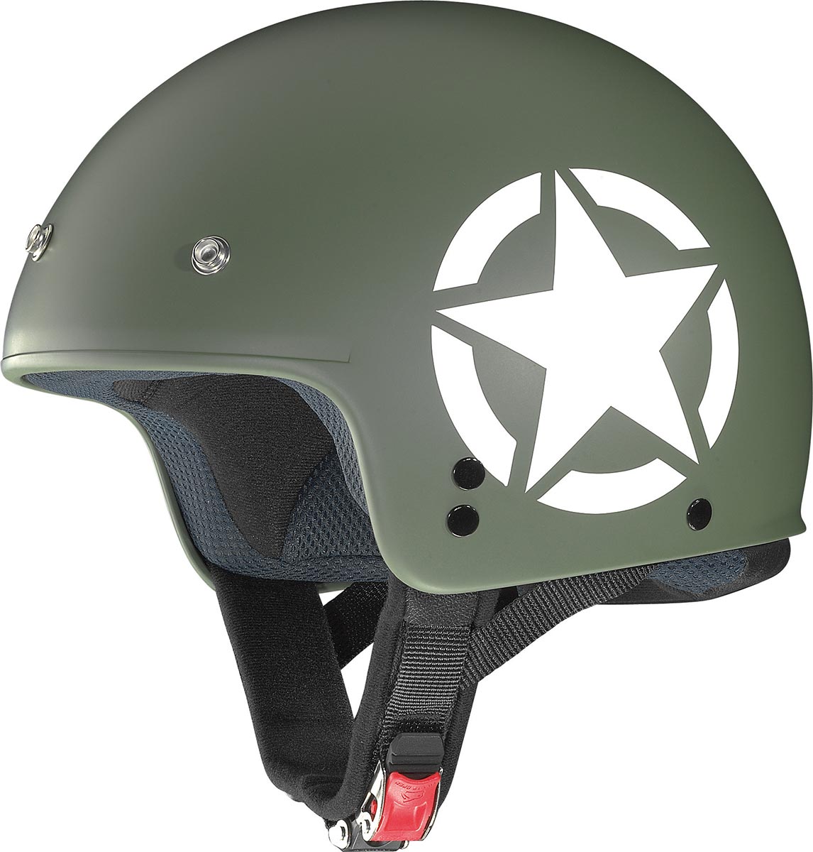 Le casque Grex G2.1 Army est un casque demi-jet au look militaire