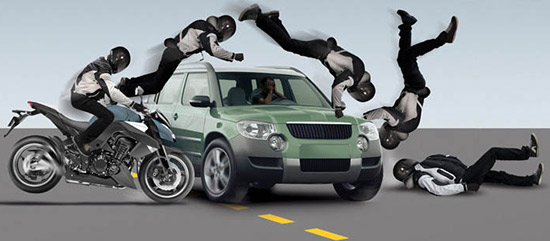 Le gilet airbag Hit-air pour motards et scootéristes se déclenche en cas de choc