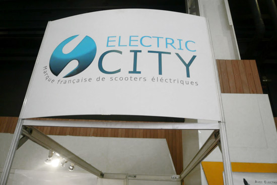 Electric'City, marque française de scooters électriques annonce le slogan