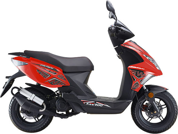 Le scooter chinois s'affiche en concessions Keeway au tarif de 1469€