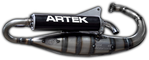Pot d'échappement Artek K2 Racing pour scooter 50cm3