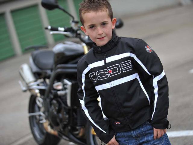 Blouson moto pour enfants Code AS Kid