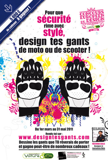 Concours européen du Design 2011, Design tes gants.