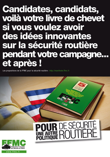 Affiche de promotion du Manifeste 2012 de la FFMC