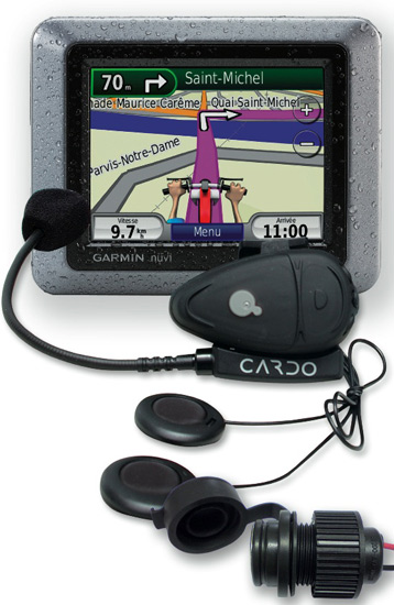 Kit GPS multifonctions Tecno Globe, avec Garmin et Scala Rider