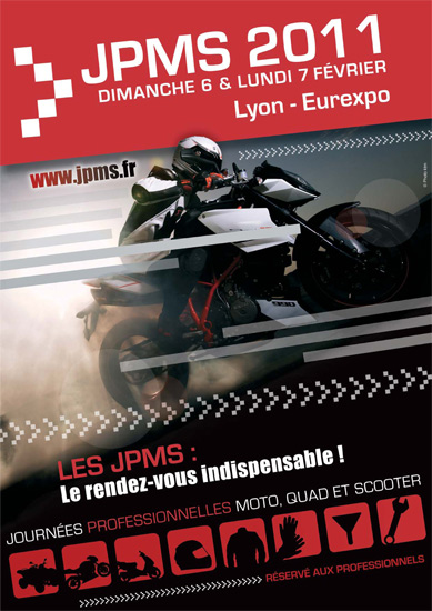 Affiche des JPMS 2011, à Lyon Eurexpo les 6 et 7 février 2011