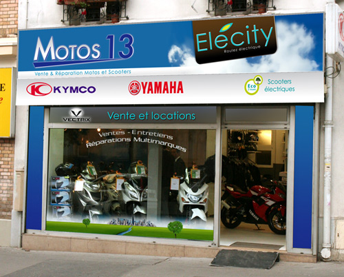 Concession de scooters électriques Elécity située à Paris 13.