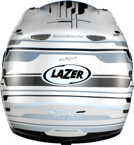 Casque moto intégral Lazer Kestrel Seventy (de dos)