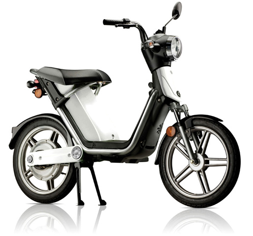 Matra e-MO, scooter électrique de côté