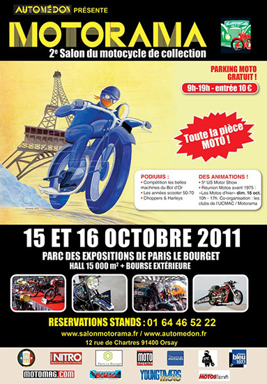 Salon Motorama 2011, moto ancienne et de collection au Bourget