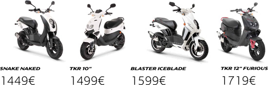 Offre sur les scooters 50cc Peugeot