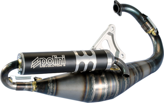 Pot d'échappement scooter Polini Evolution 2 pour Minarelli vertical