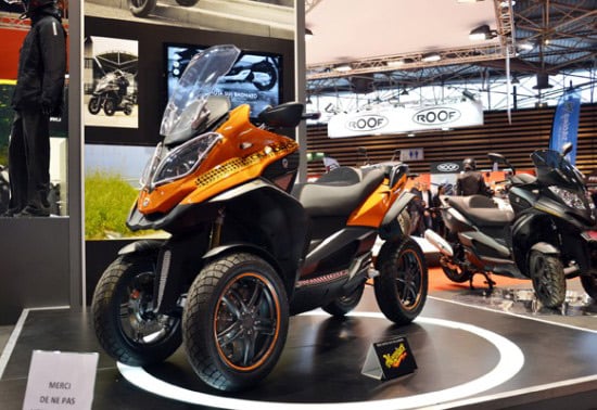Le concept-scooter Quadro 4D Parkour a été présenté lors de l'EICMA de Milan