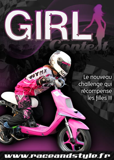 Affiche du Girl Contest organisé par Race and Style