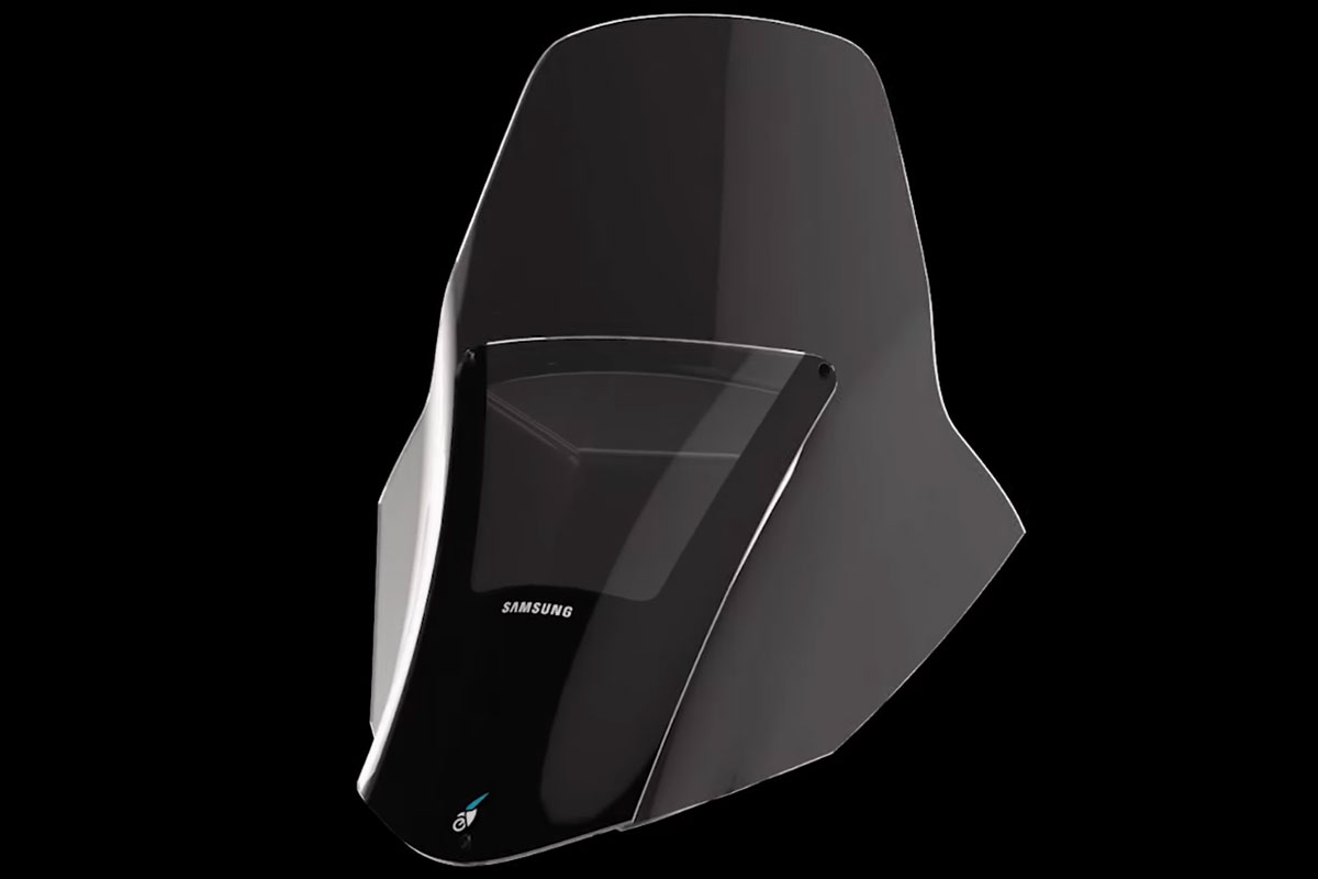 Le prototype de Samsung est conçu pour les Yamaha Tricity / MBK Tryptik 