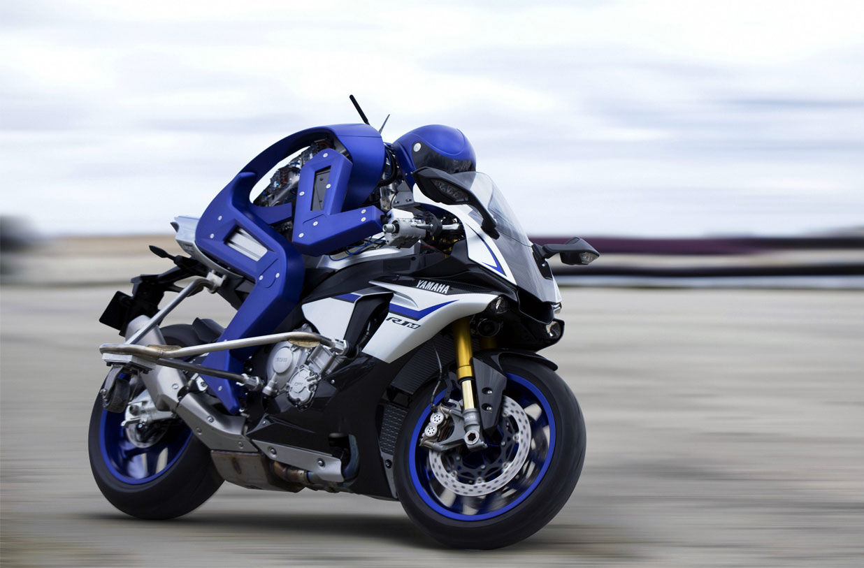Dans sa v1, Motobot est capable de piloter une Yamaha YZF-R1M à 100 km/h