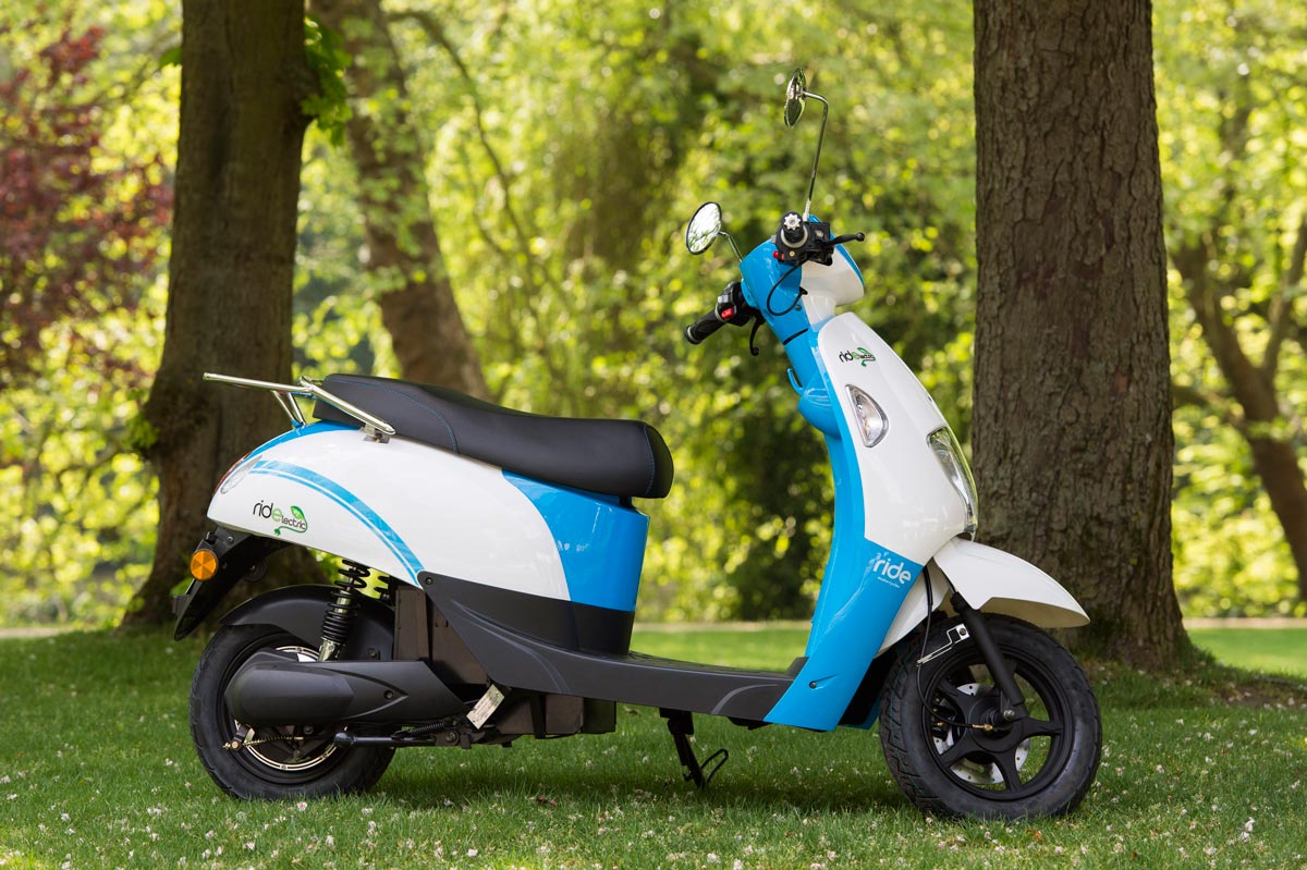 Le scooter électrique Ride e1 a été développé sur cahier des charges