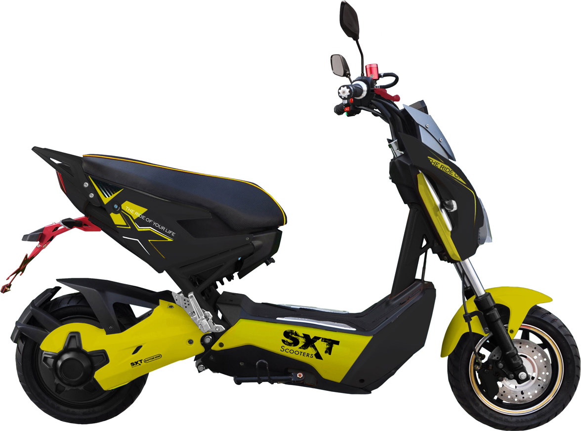 Le SXT Raptor 1200 est un scooter électrique au look d'inspiration Naked