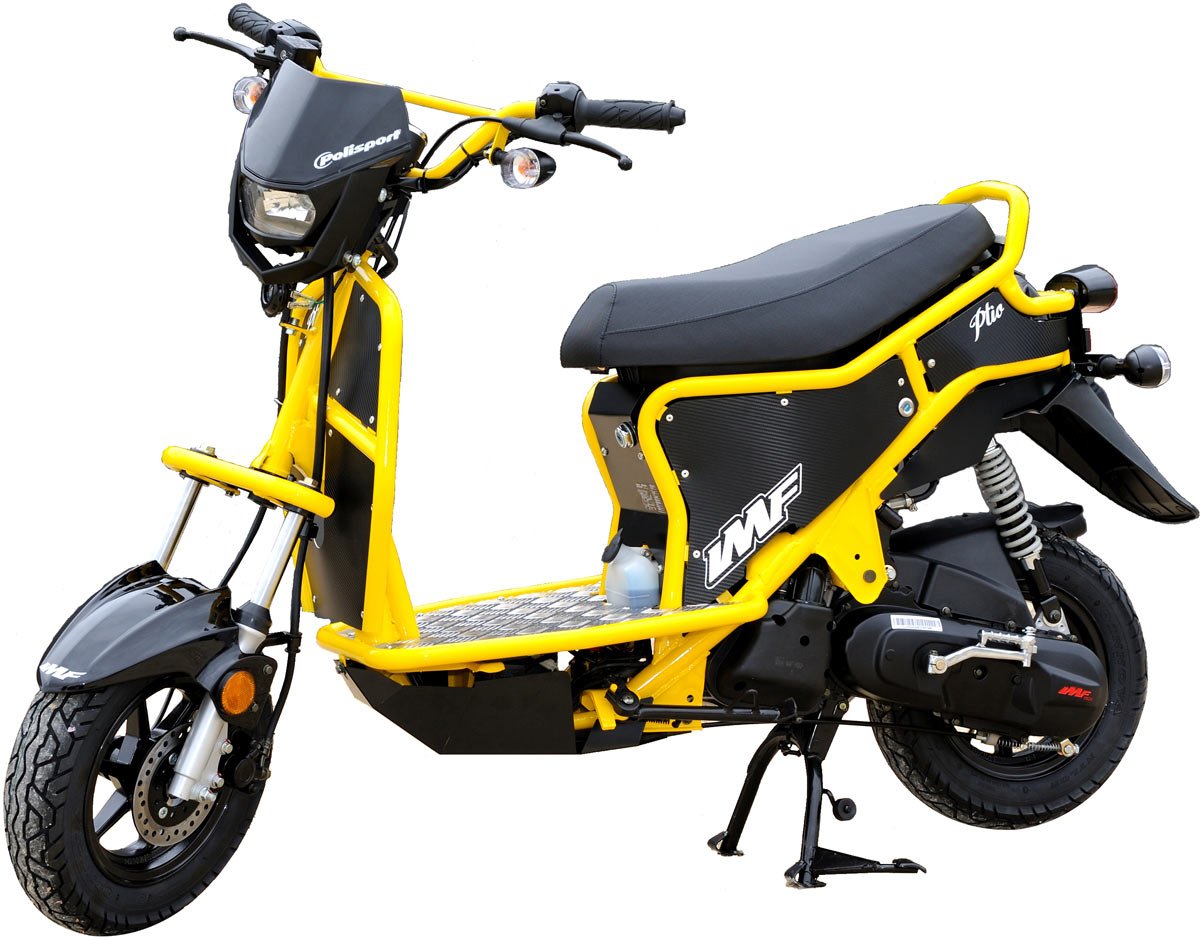 IMF Industrie vient de lancer son Ptio Sport 50cc, une série spéciale à 1369€