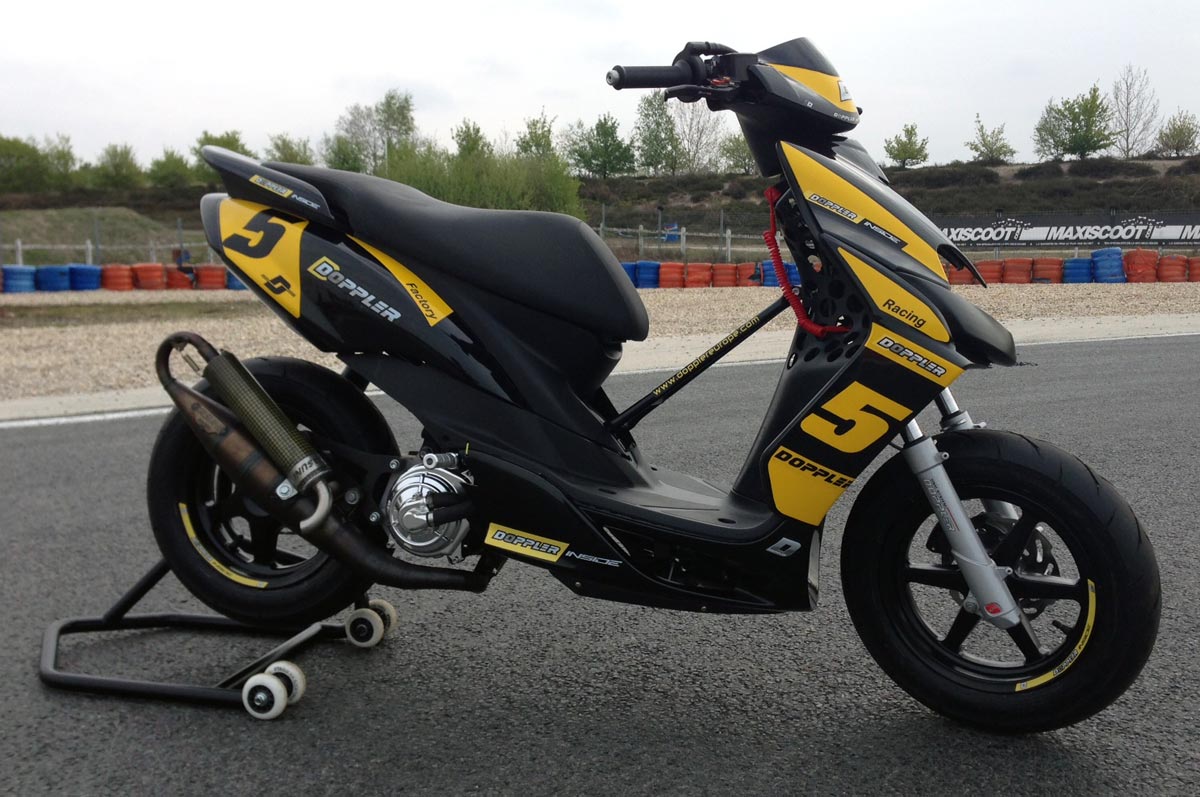 Voici le scooter de piste idéal conçu par l'association Scooterpower