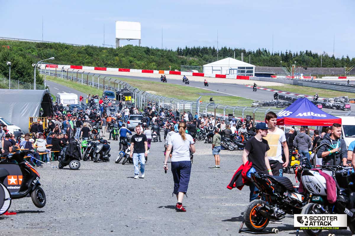 Le Scooter Weekend 2016 se tiendra du 15 au 17 juillet sur la piste du Nürburgring