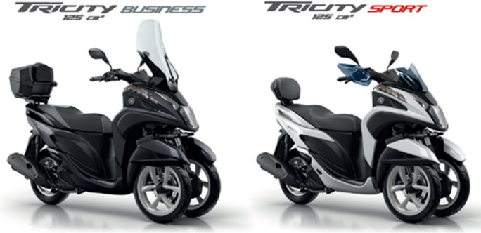 Avec ses séries Tricity 125 Business et Sport, Yamaha offre 500€ d'accessoires