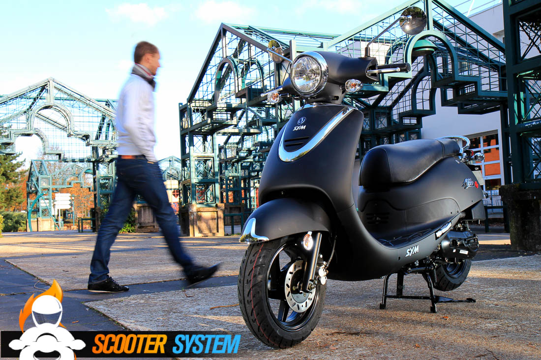 Le scooter rétro de Sym reprend les lignes de son aîné en 125cm3